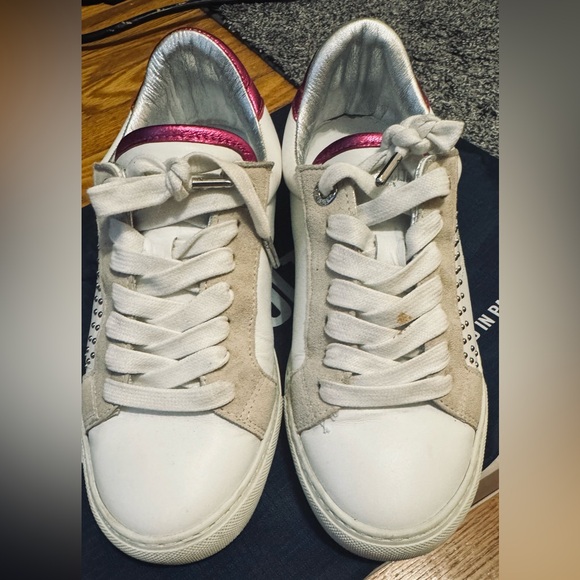 Zadig & Voltaire - ZV1747, Lightning Bolt Sneakers in
Blanc - Picture 3 of 9